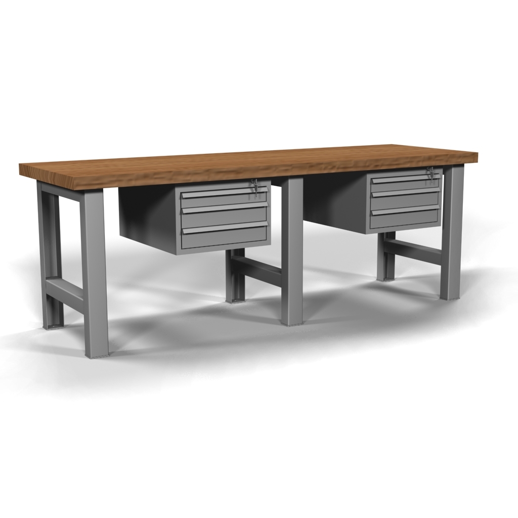 Workbench - Two Drawer Block