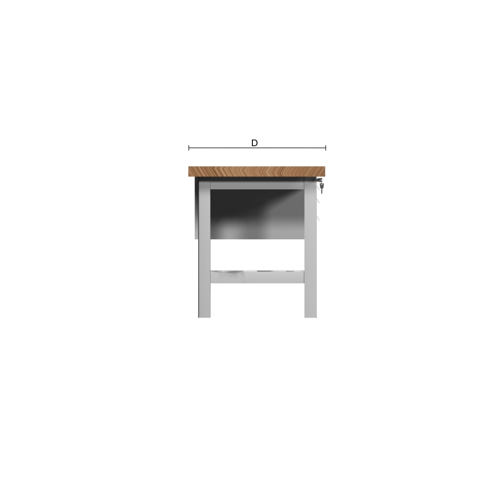 Workbench - Two Drawer Block