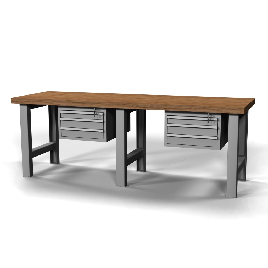 Workbench - Two Drawer Block
