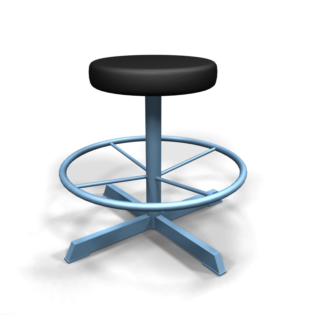 Swivel Chair with Footrest