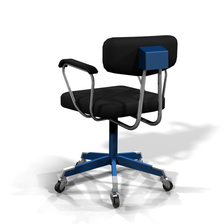 Typist Chair with Side Arm