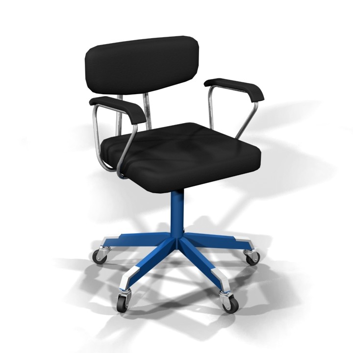 Typist Chair with Side Arm