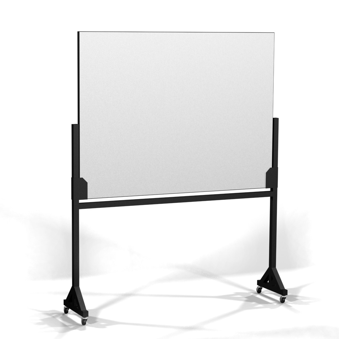 White Board with roller